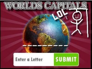 Capital Cities Word Puzzle