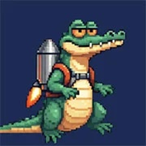Crocodile Dash: Side-Scrolling Adventure