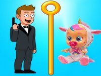 Baby Pull The Pin Online Puzzle Game - Logic Puzzle Game