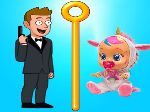 Baby Pull The Pin Online Puzzle Game - Logic Puzzle Game