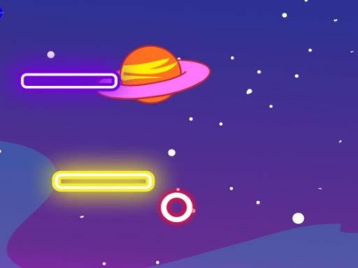 Neon Space Jump Arcade