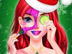 Christmas DressUp & Makeup Game