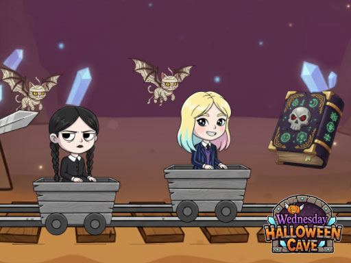 Wednesday Halloween Cave Online Adventure Game