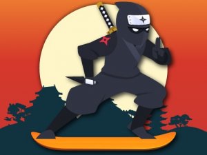 Lava And Ninja Skateboard Online Arcade Game