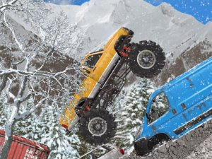 Hard Wheels Winter 2 Online Arcade Game