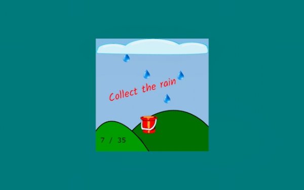 Water Drop Catcher Casual Game