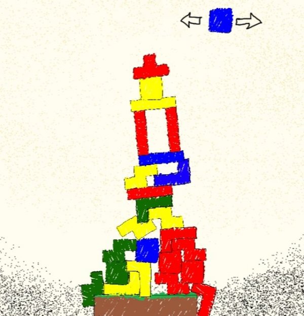 Sketchy Towers Stacking Game