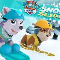 Paw Patrol: Snow Slide Online Arcade Game