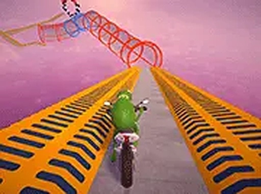 Elevated Track Motorcycle Pilot