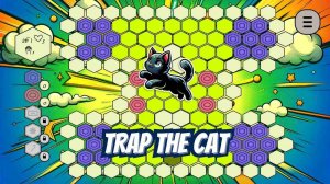 Trap the Cat 2D Puzzle Game Online - Logic Puzzle Game